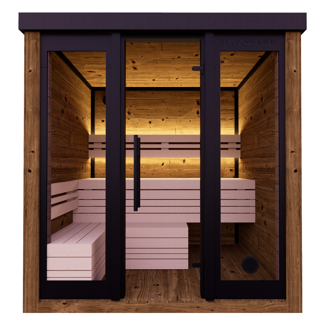 Monarch II Traditional Outdoor Sauna - 3 Person