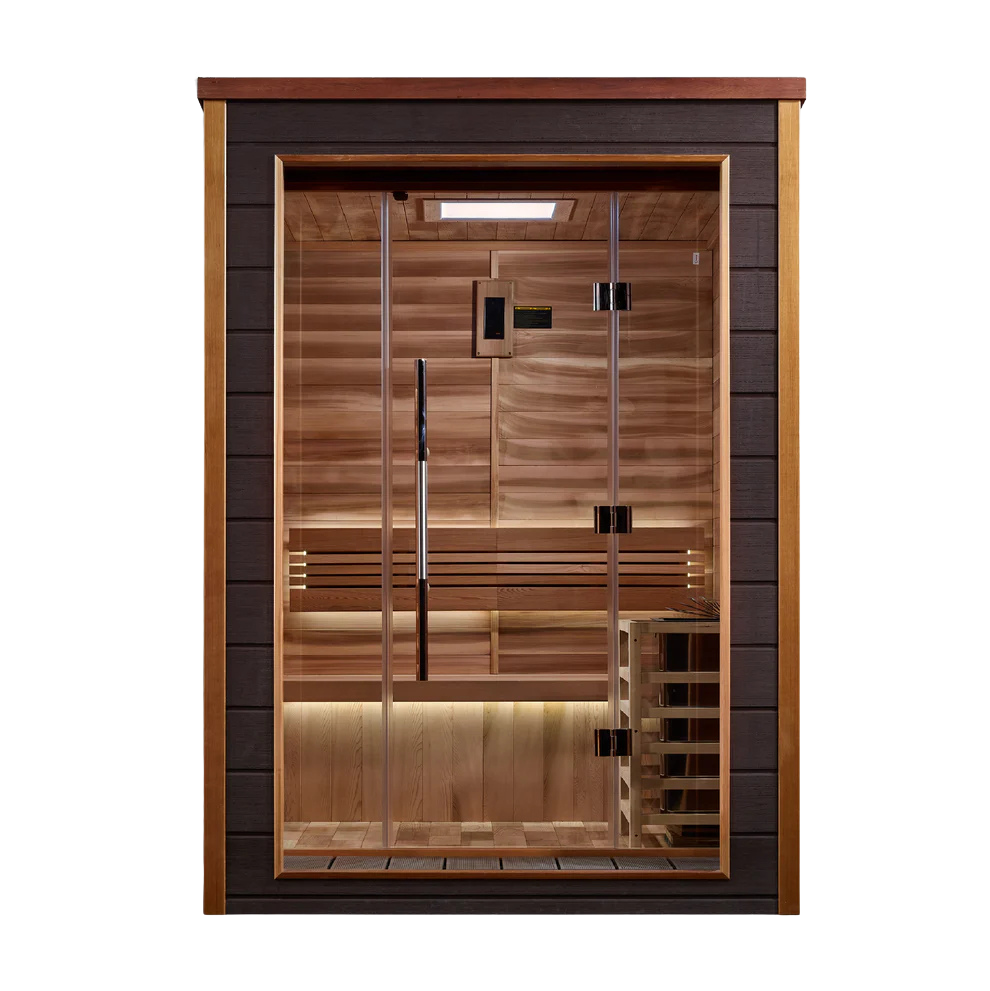 Renew II Traditional Indoor/Outdoor Sauna - 2 Person
