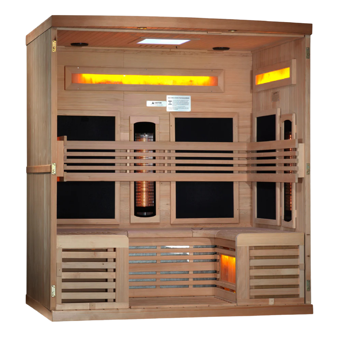 Grand Retreat Full Spectrum Infrared Indoor Sauna - 6 Person
