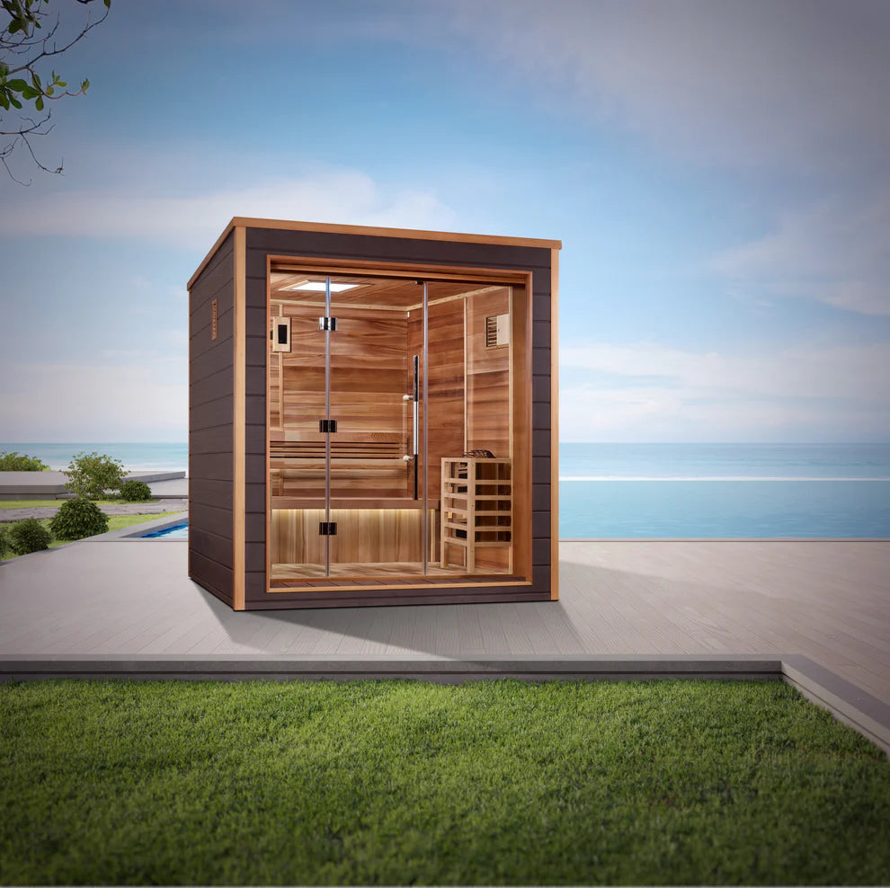 Revive II Traditional Indoor/Outdoor Sauna - 3 Person
