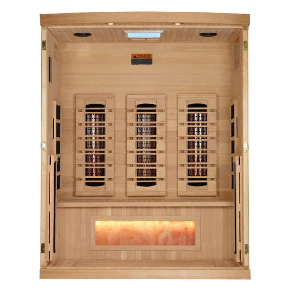 Element Full Spectrum Infrared Indoor Sauna - 3 Person