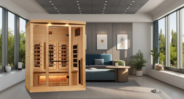 Element King Full Spectrum Infrared Indoor Sauna - 3 Person
