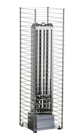 Tower heater stainless steel body details