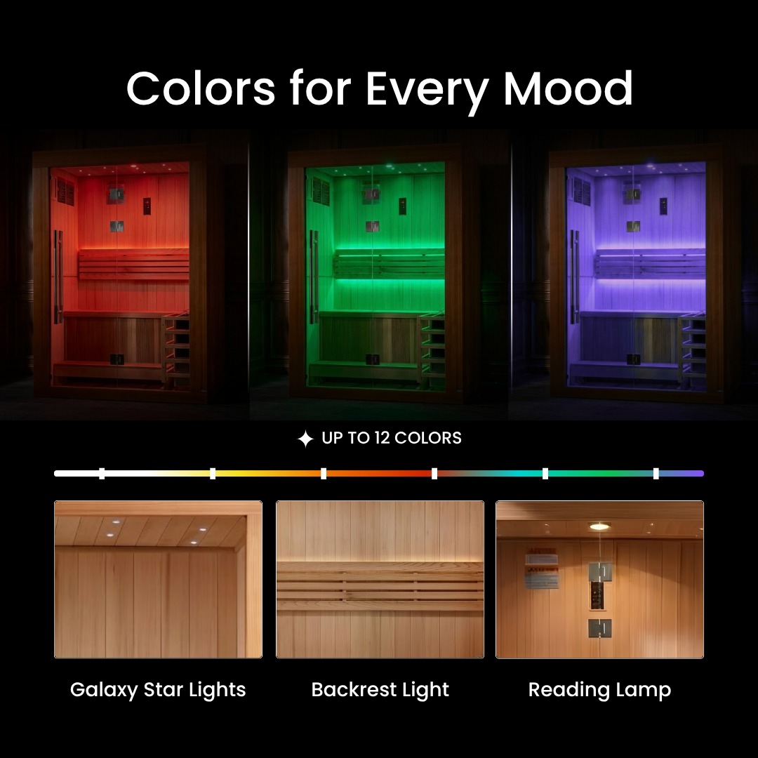 Grand Ally Traditional Indoor Sauna - 6 Person