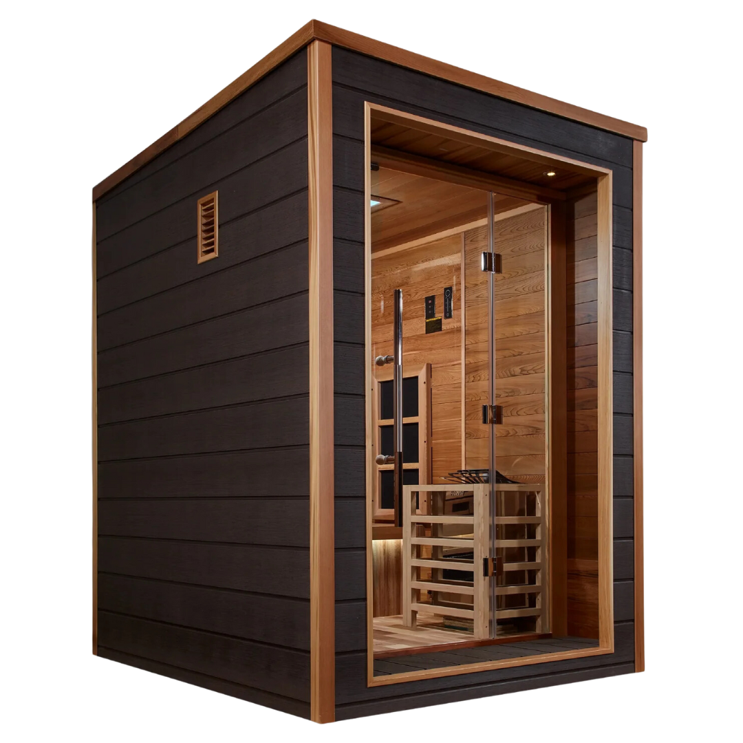 Renew Hybrid Outdoor Sauna - 2 Person