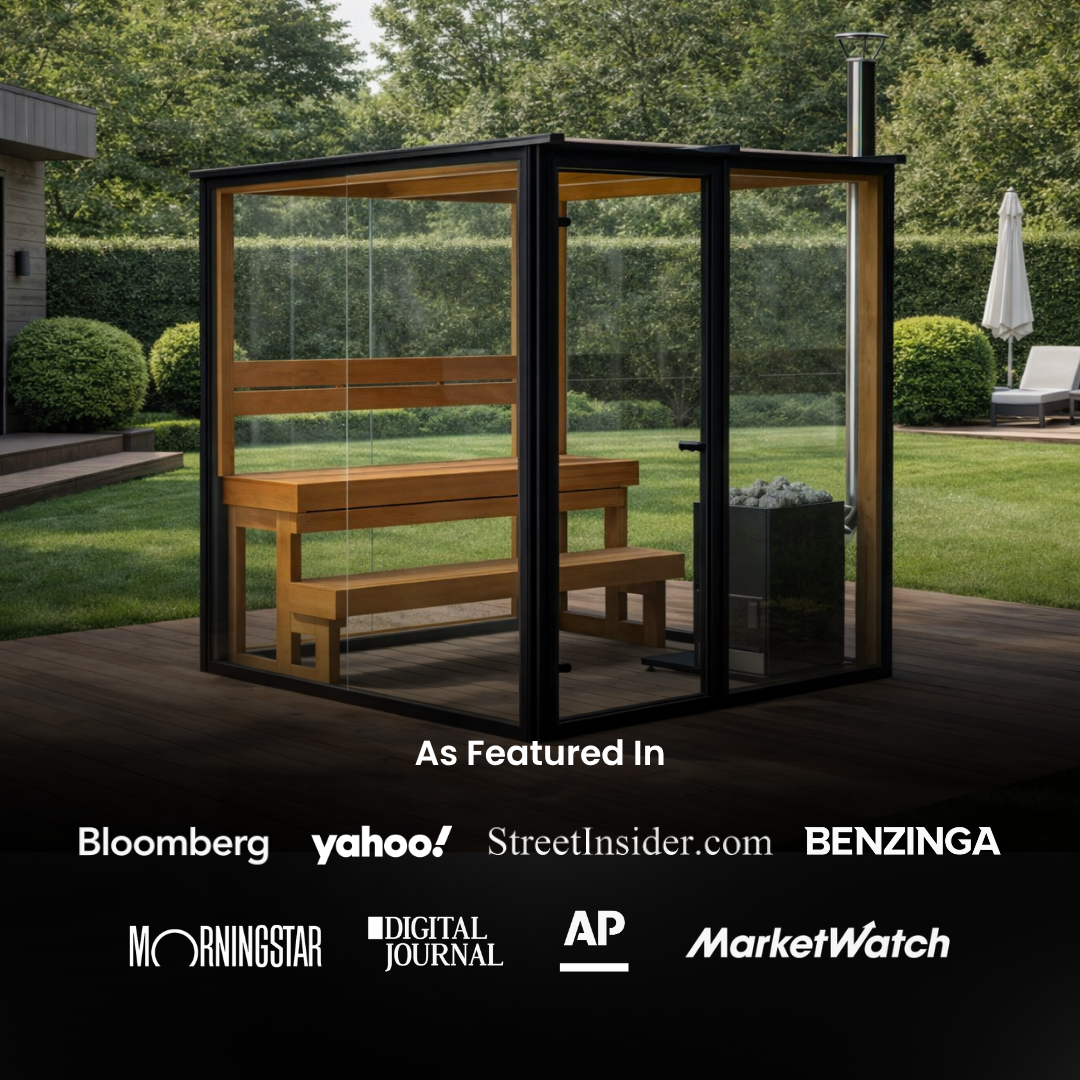 Panorama Glass Traditional Outdoor Luxury Sauna - 4 Person