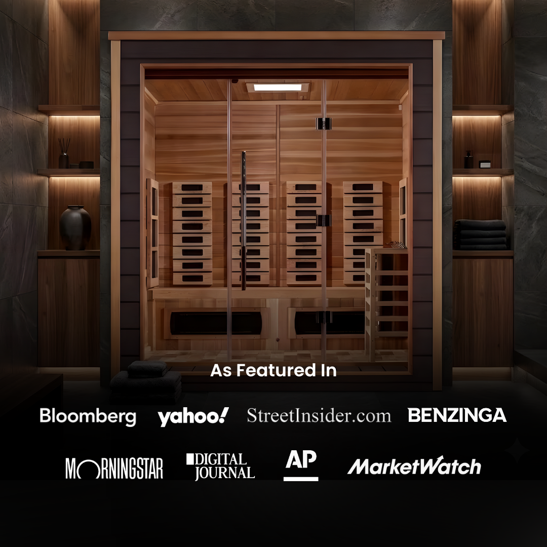 Renew King Hybrid Outdoor Sauna - 3 Person