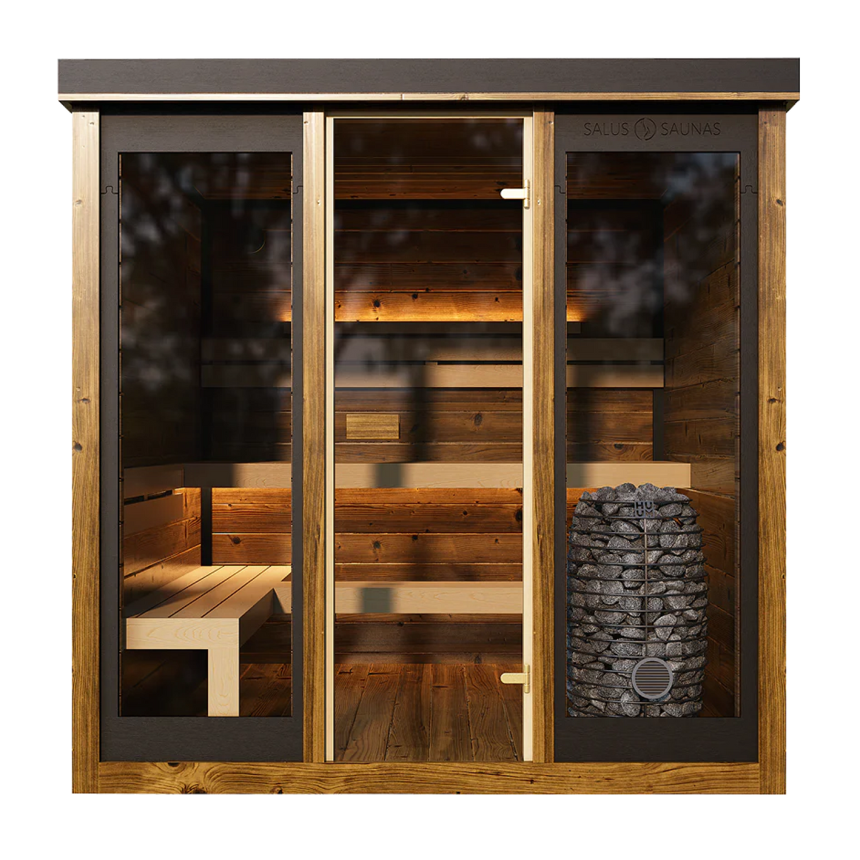Monarch King Traditional Outdoor Sauna - 4 Person
