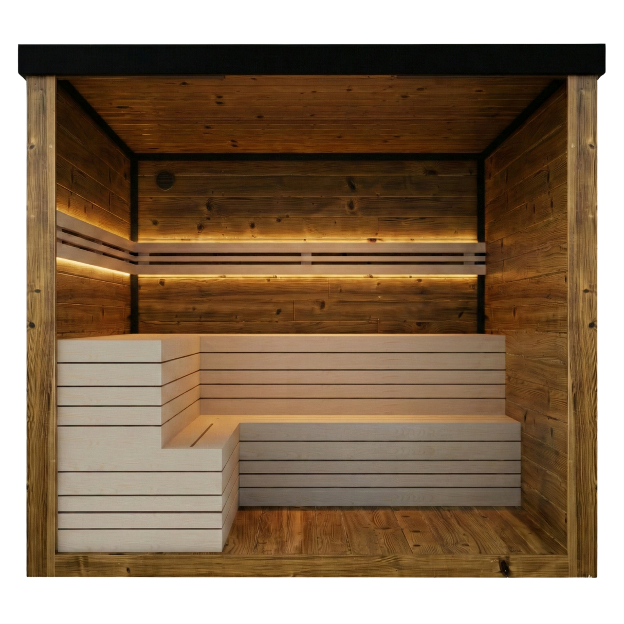 Grand Monarch II Traditional Outdoor Sauna - 6 Person