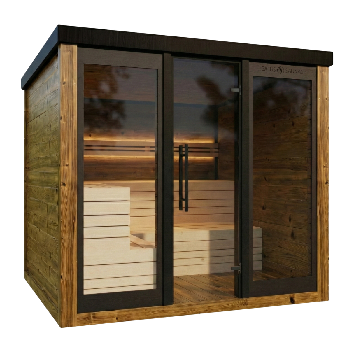 Grand Monarch II Traditional Outdoor Sauna - 6 Person