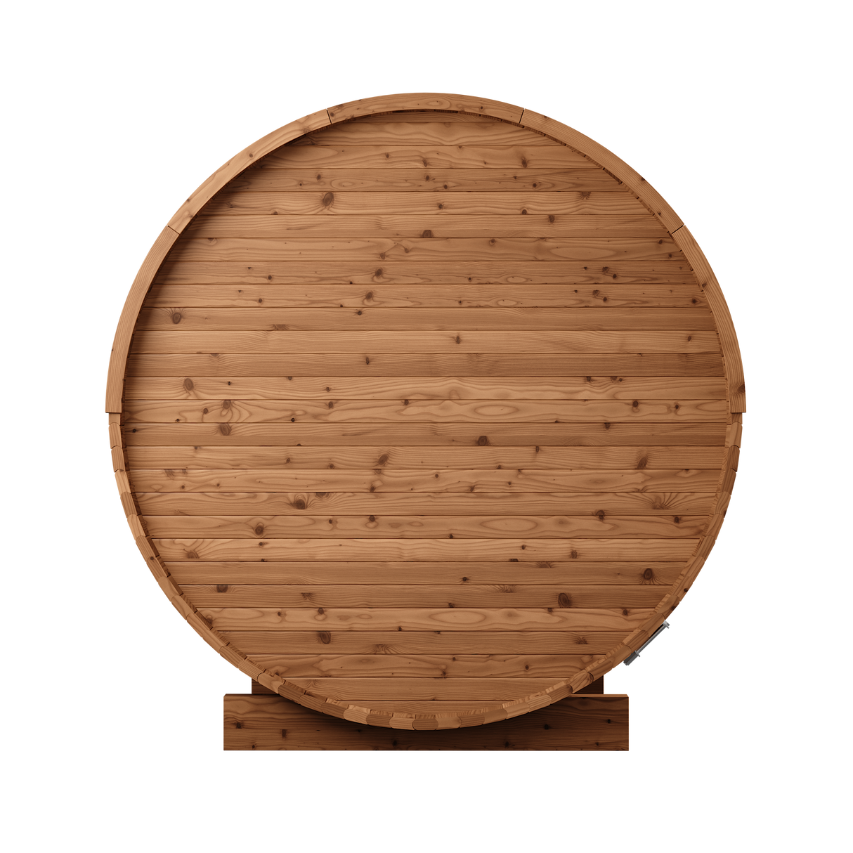 Rear exterior view of the Horizon sauna