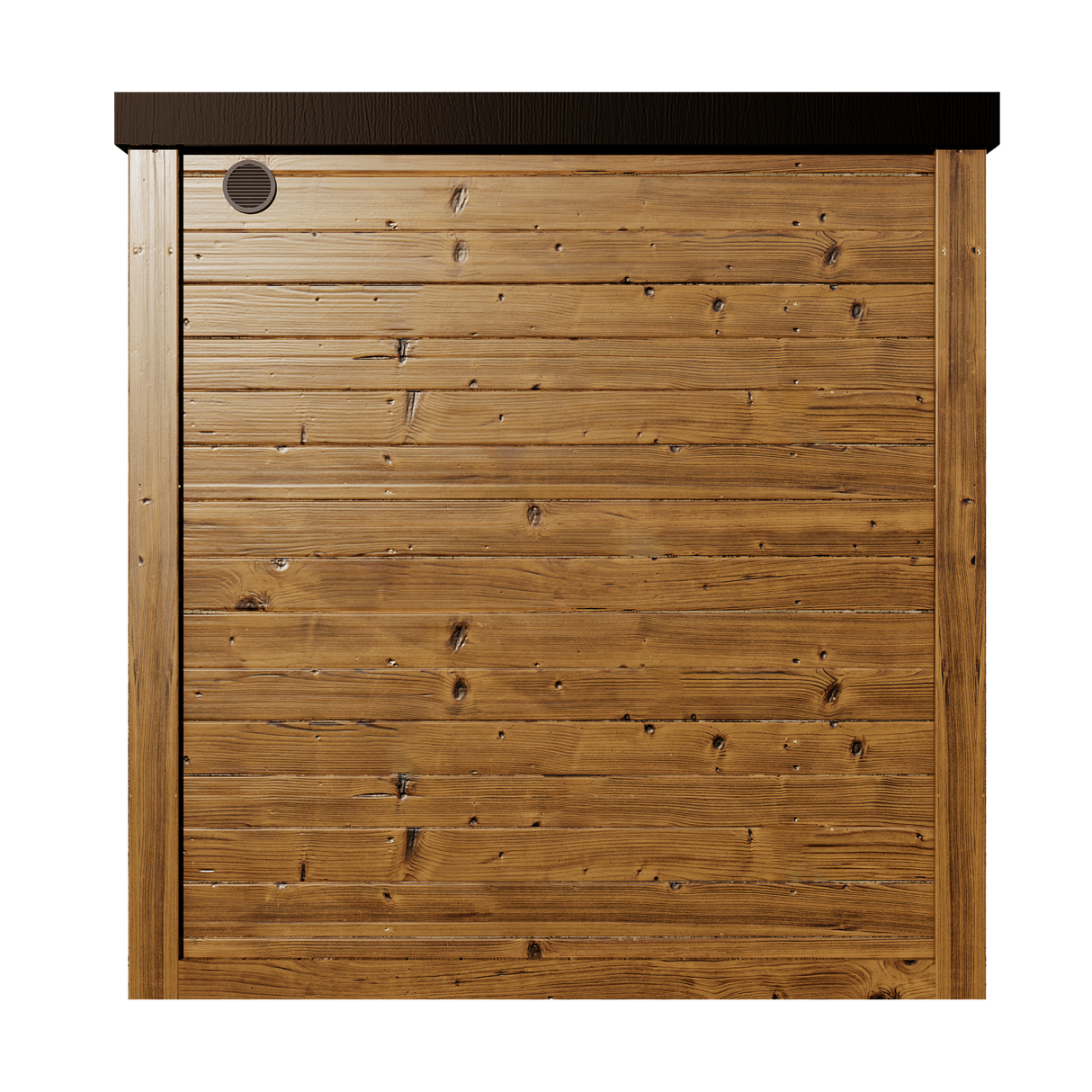 Monarch Traditional Outdoor Sauna Back view