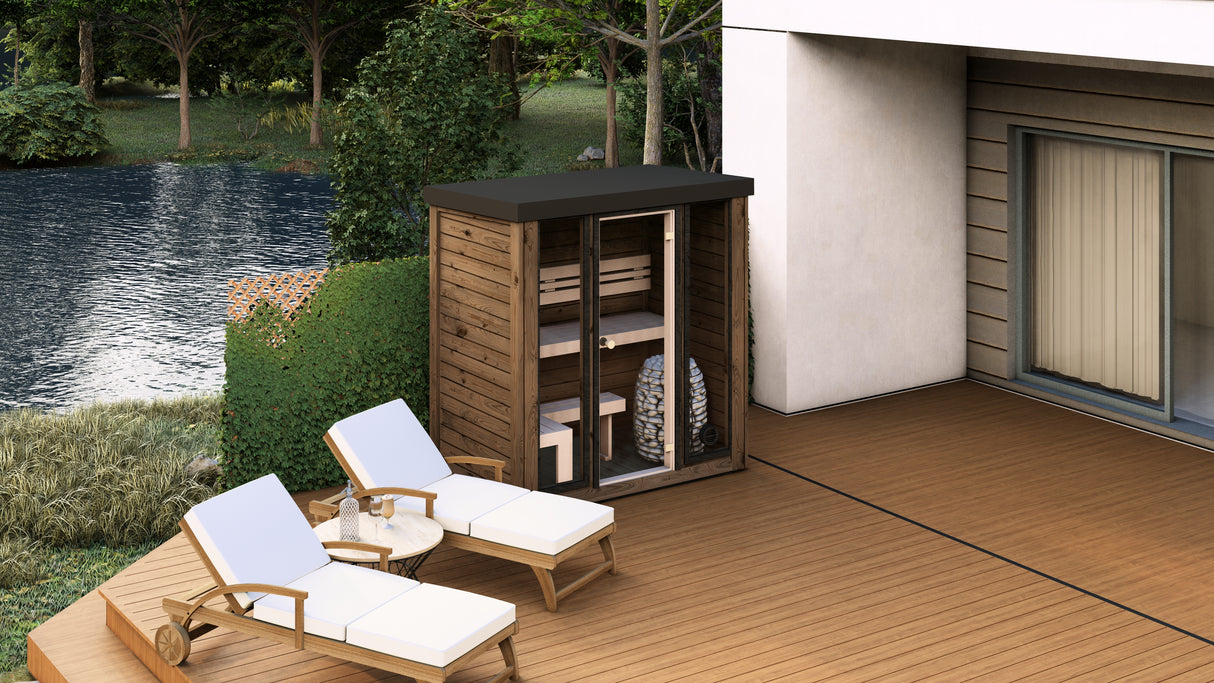 Monarch on an outdoor patio