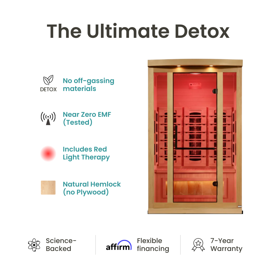 Respite Full Spectrum Infrared Indoor Sauna - 2 Person