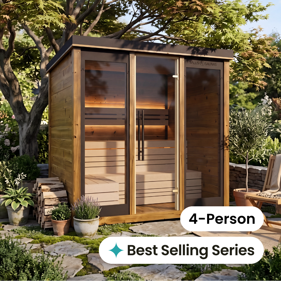 Monarch King II Traditional Outdoor Sauna - 4 Person