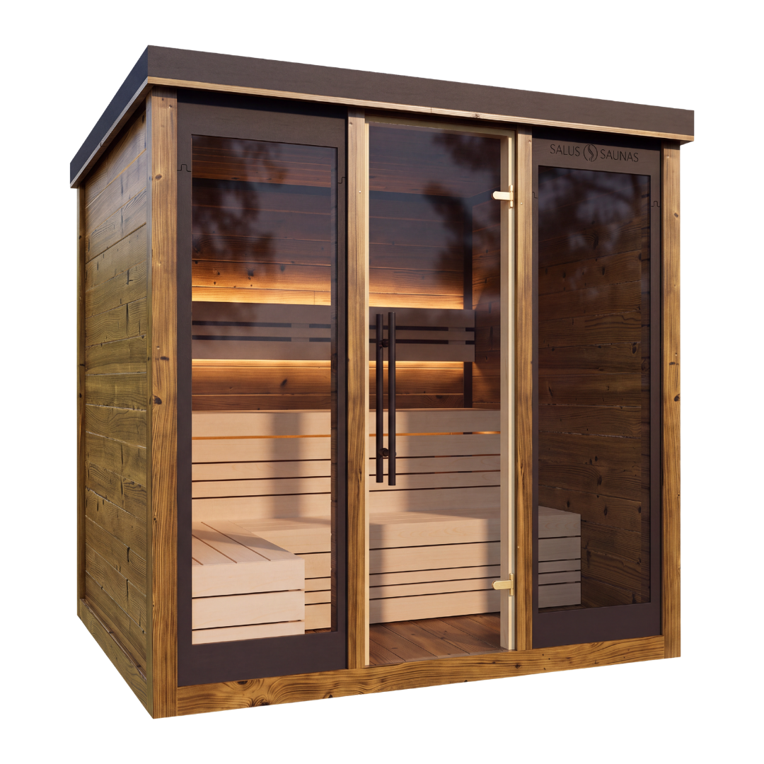 Monarch King II Traditional Outdoor Sauna - 4 Person