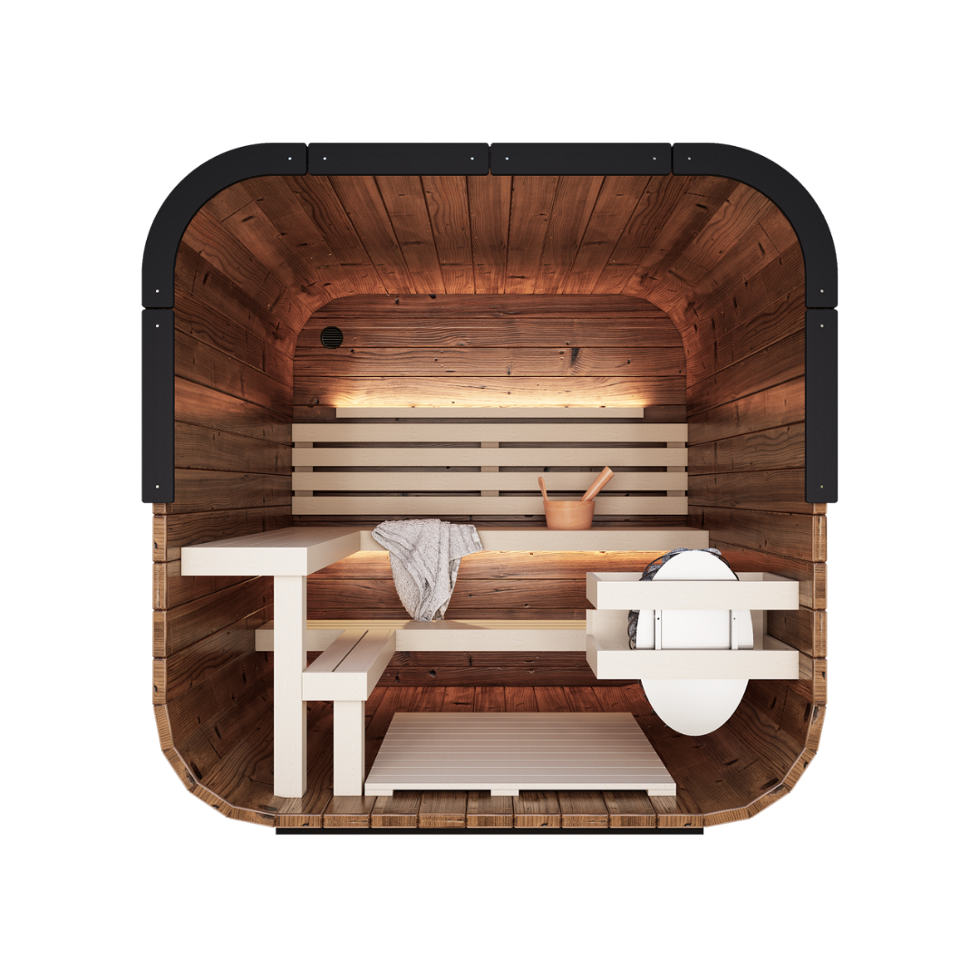 Governor King Traditional Outdoor Sauna - 4 Person