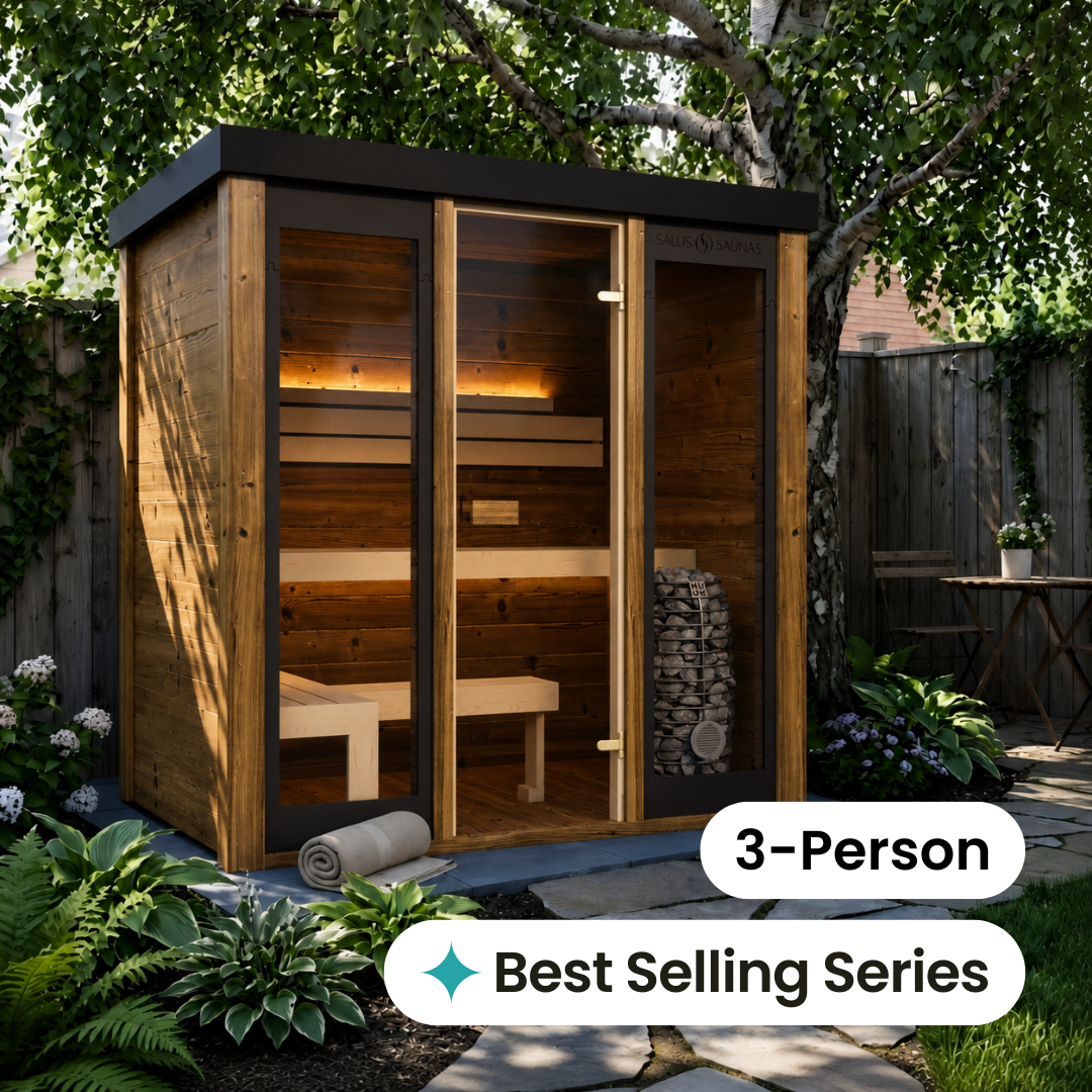 Monarch Traditional Outdoor Sauna - 3 Person
