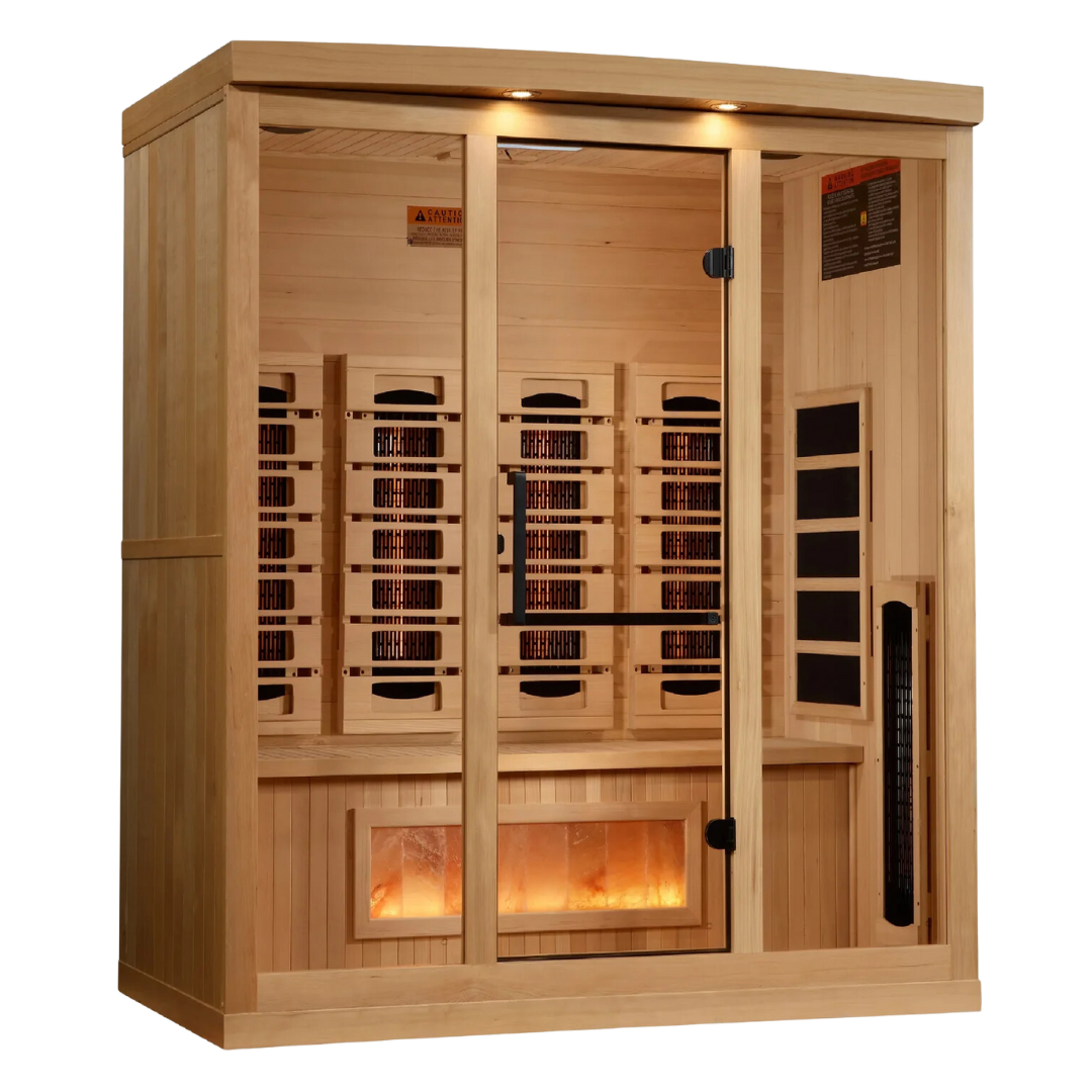 Allure Full Spectrum Infrared Indoor Sauna Front view