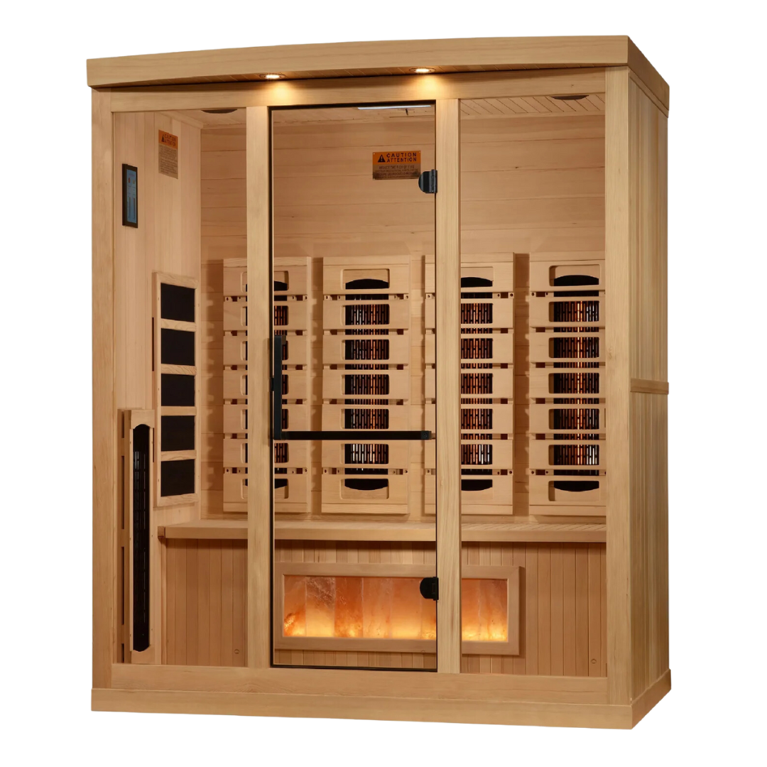 Allure Full Spectrum Infrared Indoor Sauna Outside Front view