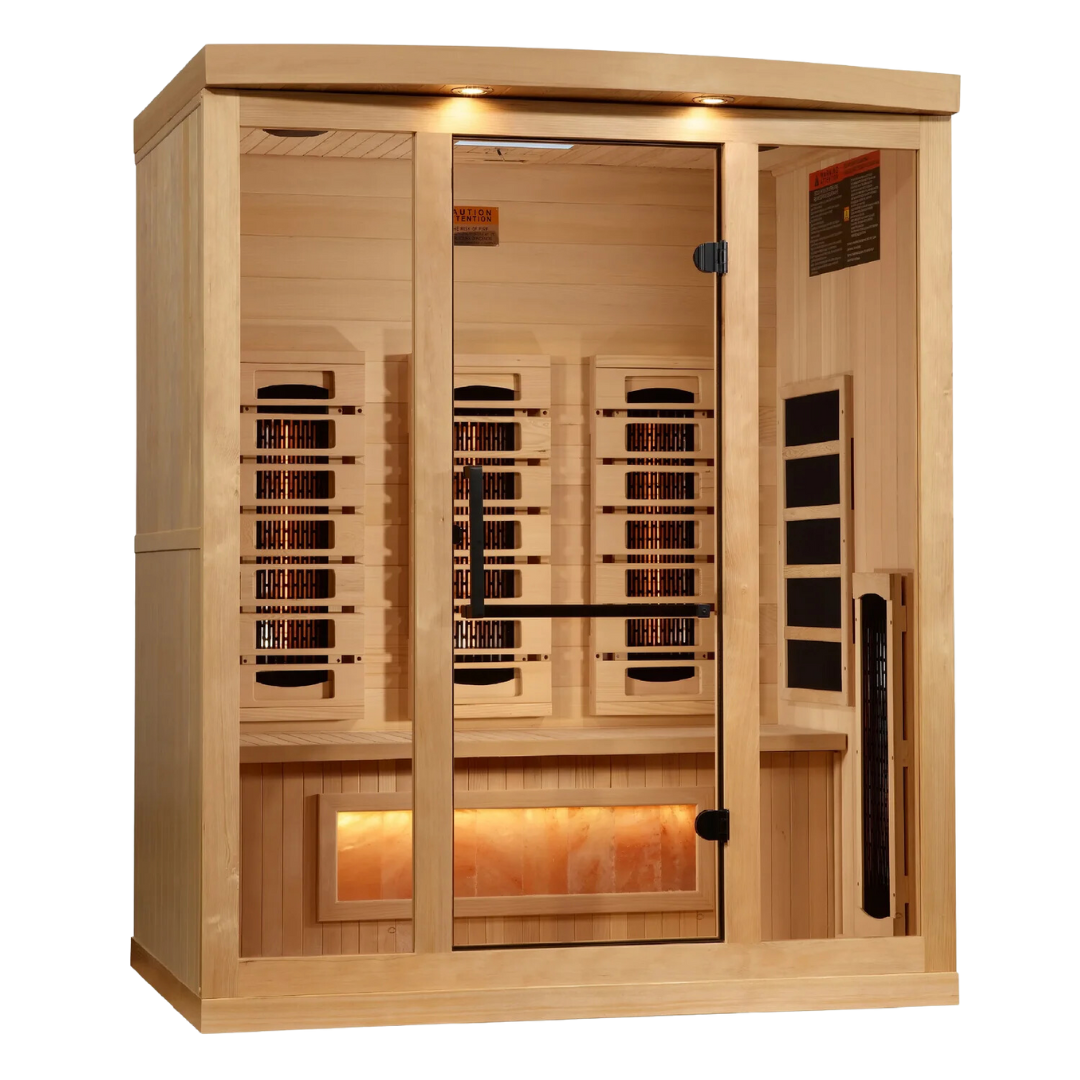 Element King Full Spectrum Infrared Indoor Sauna - 3 Person