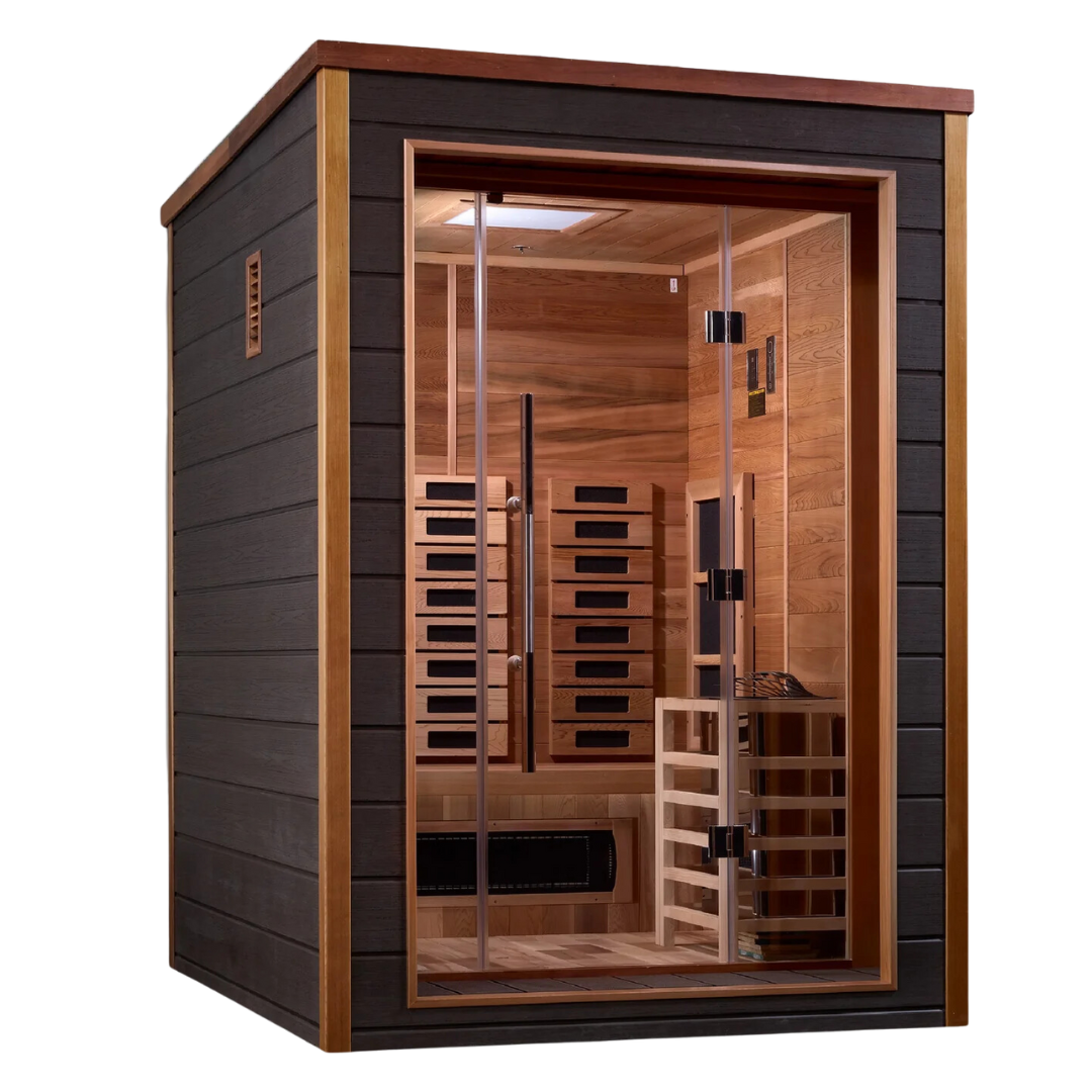 Renew Hybrid Outdoor Sauna - 2 Person