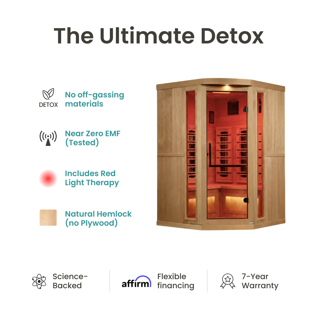 Serene Full Spectrum Infrared Indoor Sauna - 3 Person