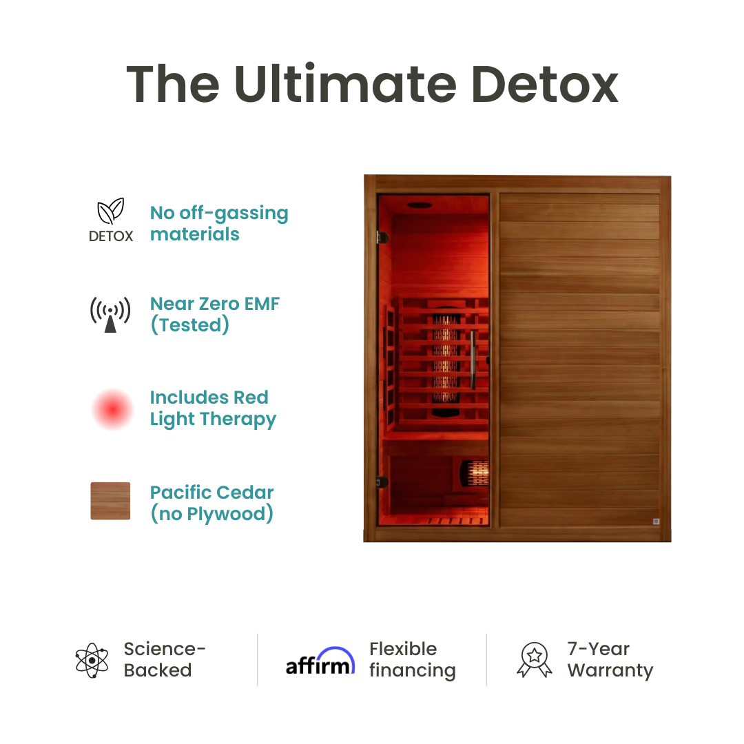 Uplift Full Spectrum Infrared Indoor Sauna - 3 Person