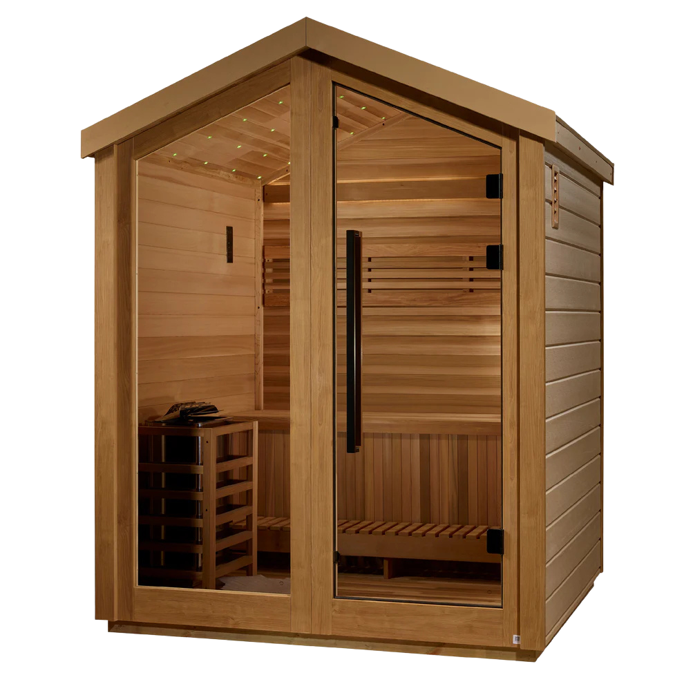 Solis Traditional Outdoor Sauna - 3 Person