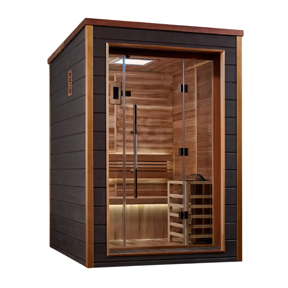 Renew II Traditional Indoor/Outdoor Sauna - 2 Person