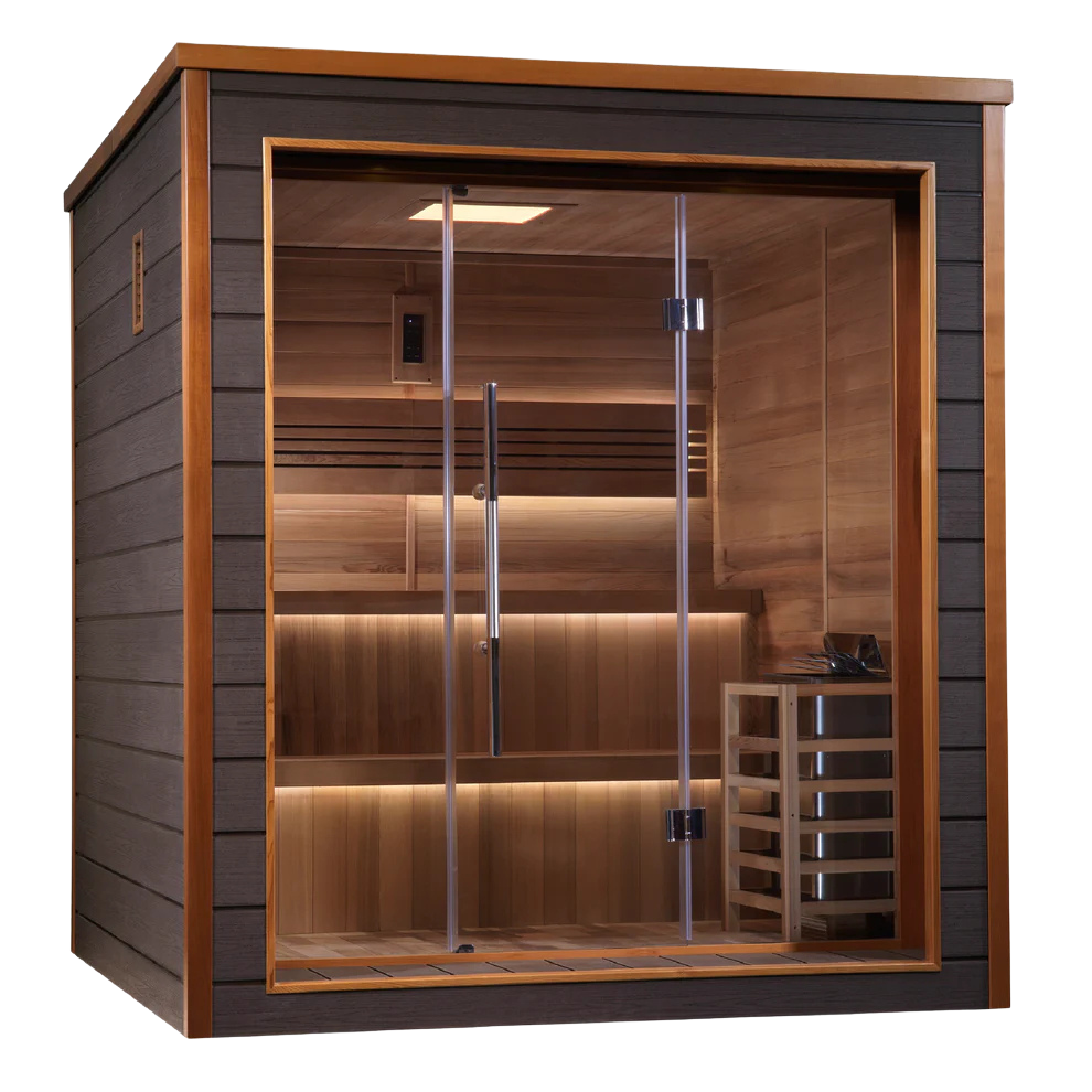 Aspire II Traditional Indoor/Outdoor Sauna - 6 Person