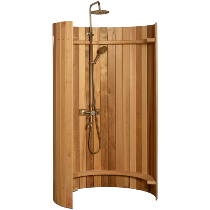 Ellipse Sauna Shower Left Side