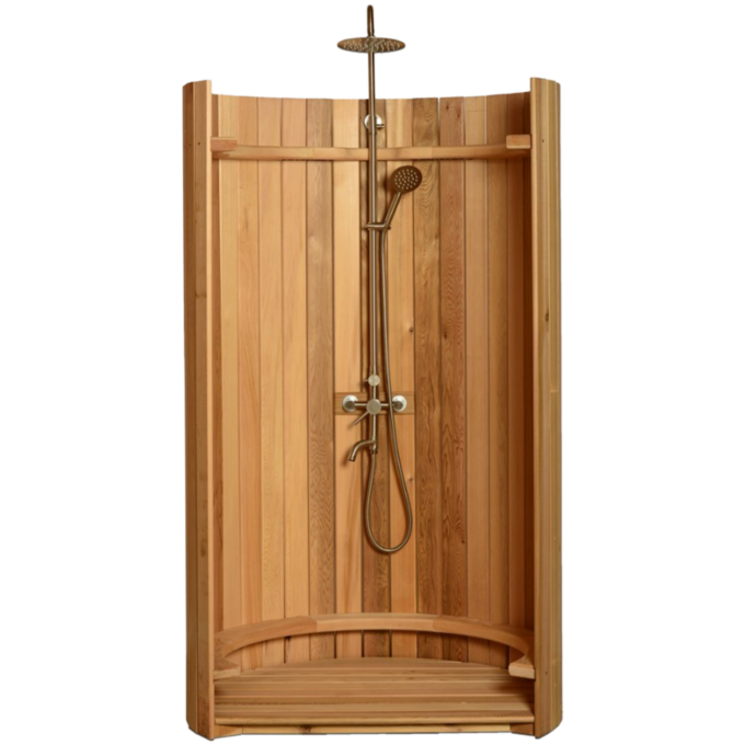 Ellipse Sauna Shower Front