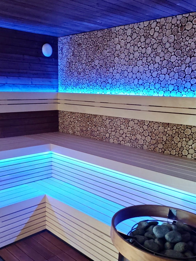 Custom interior with ambient lighting
