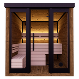Monarch II Traditional Outdoor Sauna - 3 Person