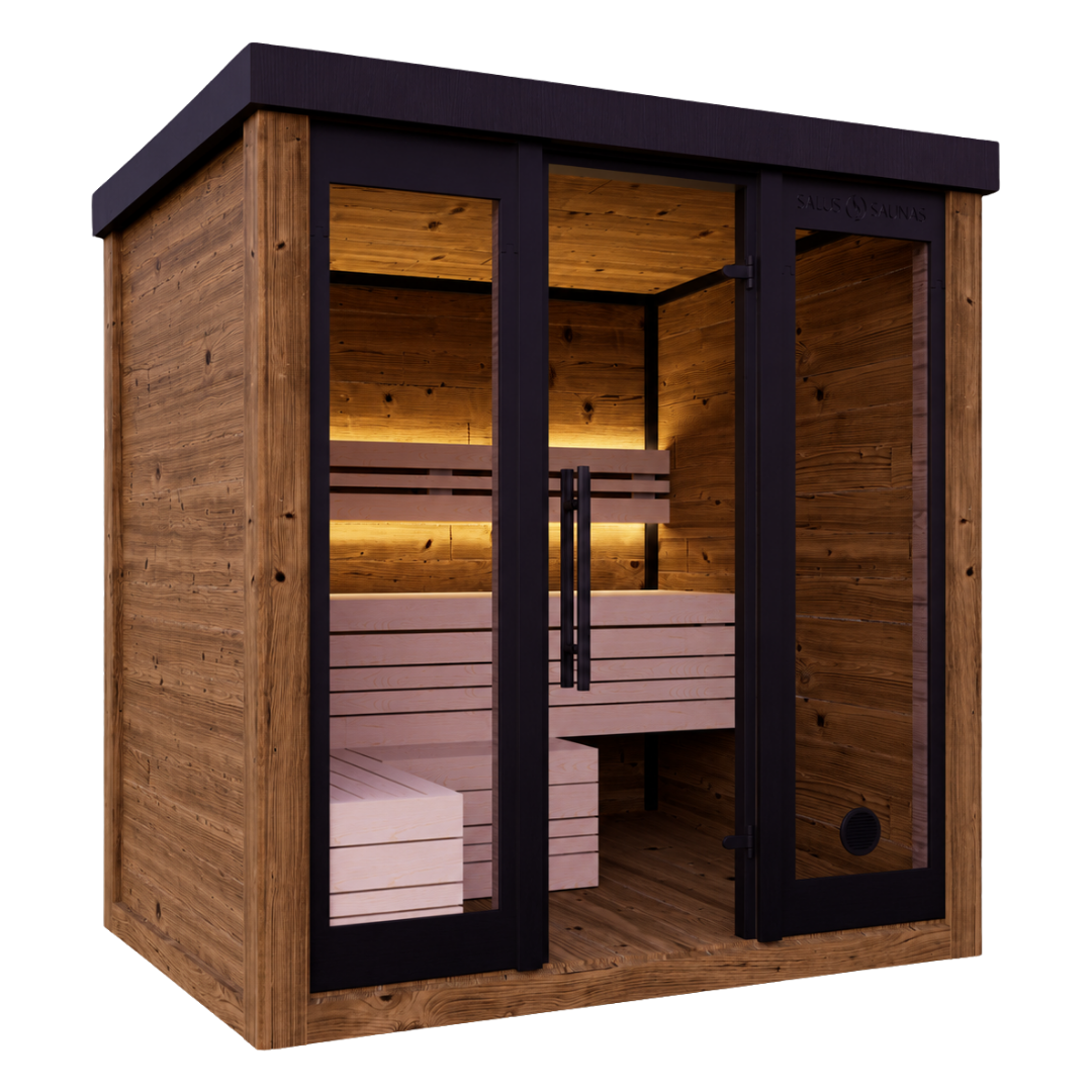 Monarch II Traditional Outdoor Sauna - 3 Person