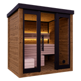 Monarch II Traditional Outdoor Sauna - 3 Person
