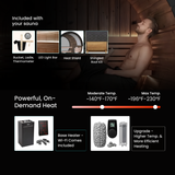 Grand Nordic Traditional Outdoor Barrel Sauna - 6 Person