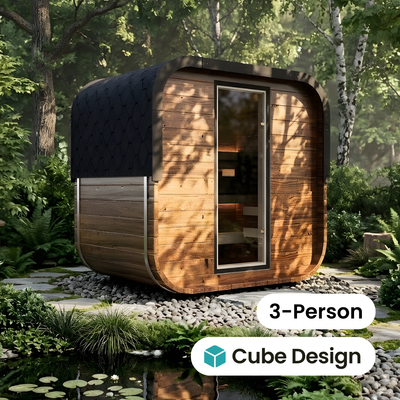 Governor Traditional Outdoor Sauna - 3 Person