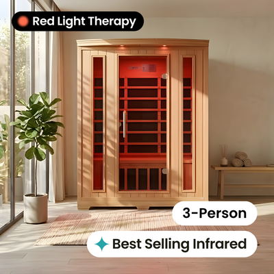 Grand Laurel Far Infrared Indoor Sauna - 3 Person