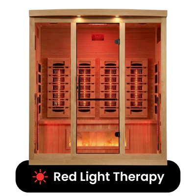 Allure Full Spectrum Infrared Indoor Sauna - 4 Person