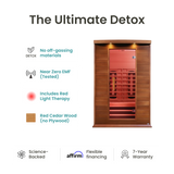 Ascend Full Spectrum Infrared Indoor Sauna - 2 Person