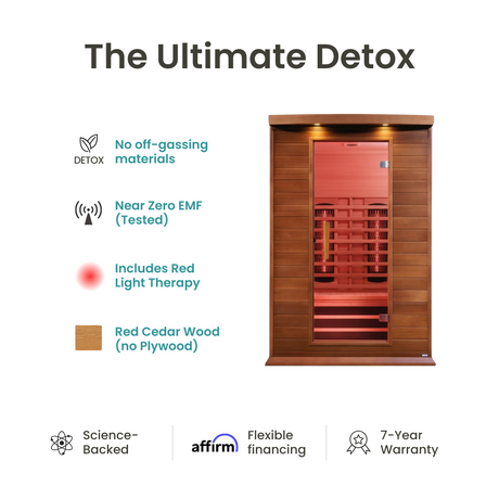 Ascend Full Spectrum Infrared Indoor Sauna - 2 Person