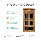 Glamour Far Infrared Indoor Sauna - 1 Person
