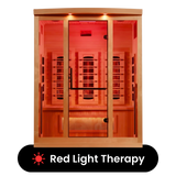 Element Full Spectrum Infrared Indoor Sauna - 3 Person