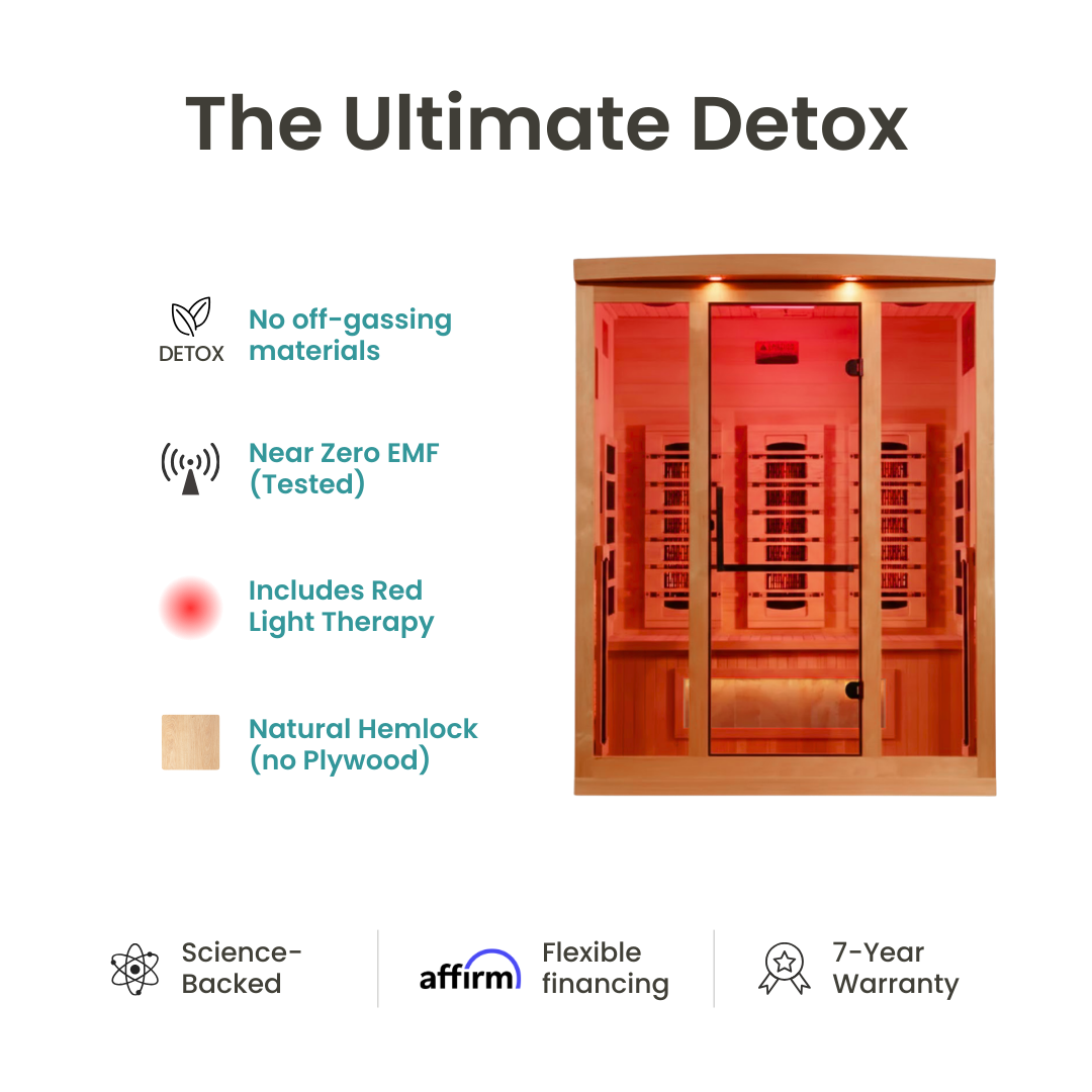 Element Full Spectrum Infrared Indoor Sauna - 3 Person