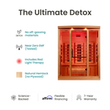 Element Full Spectrum Infrared Indoor Sauna - 3 Person