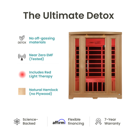 Endurance Far Infrared Indoor Sauna - 3 Person