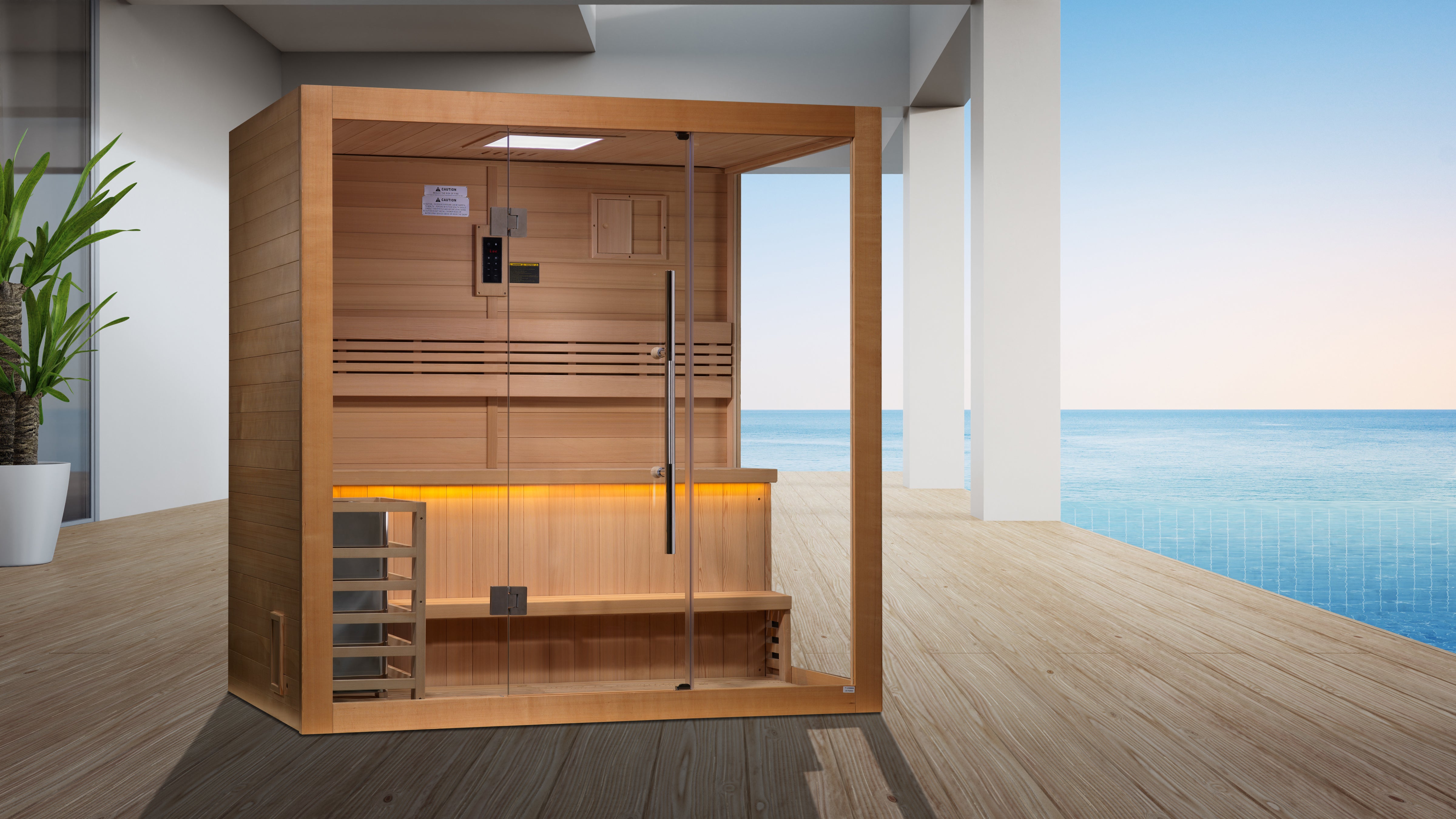 Fierce Sauna: 3 Person Traditional Indoor Luxury