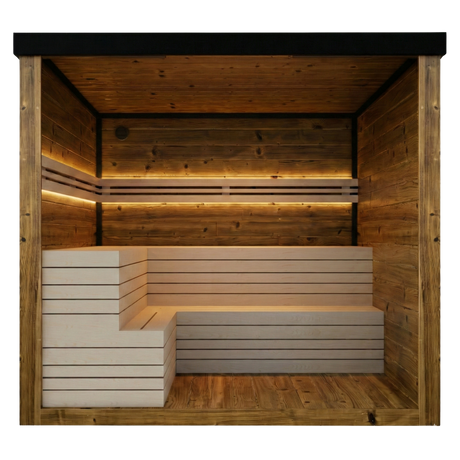 Grand Monarch II Traditional Outdoor Sauna - 6 Person